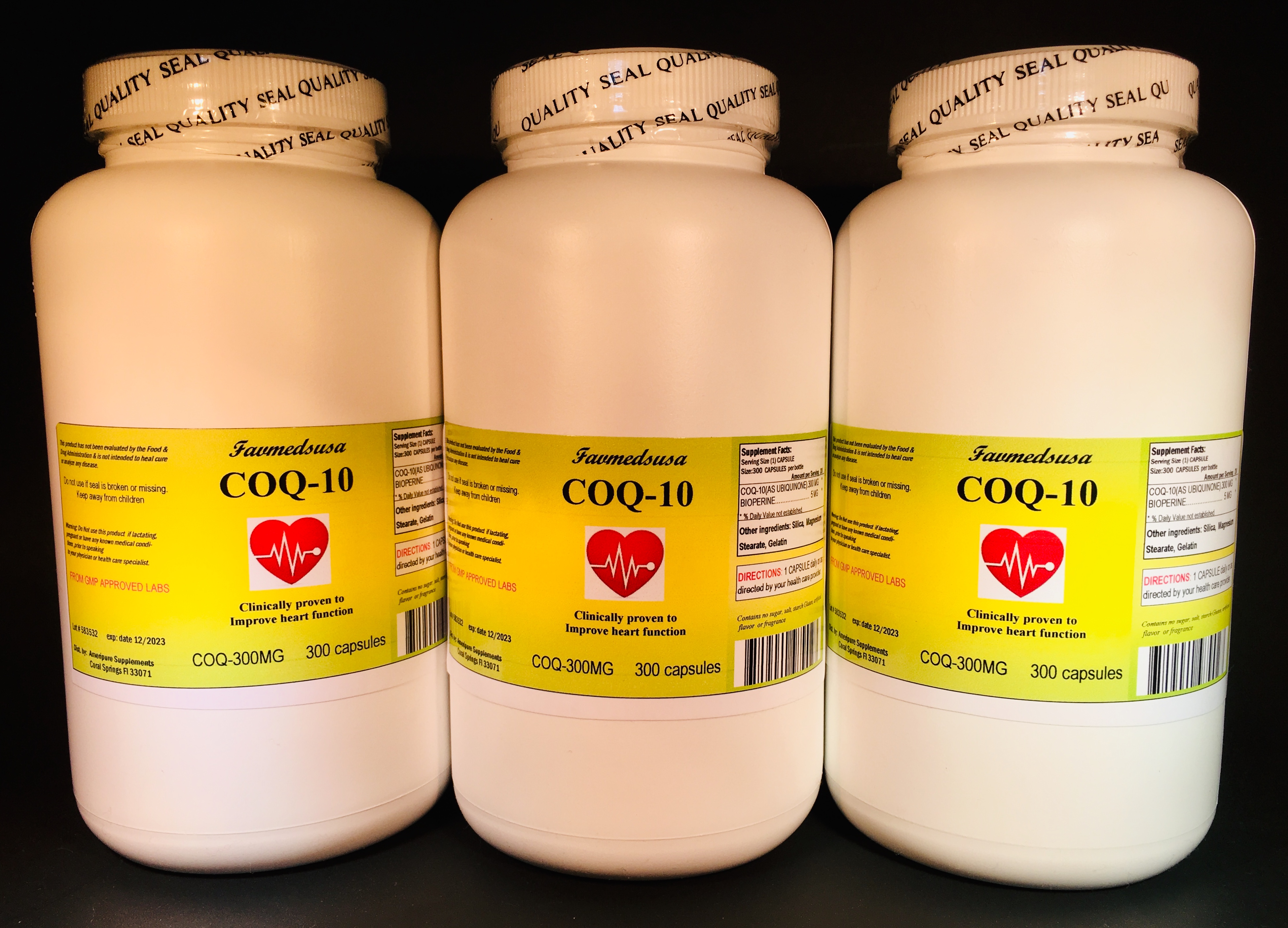 CoQ-10 300mg - 900 (3x300) capsules